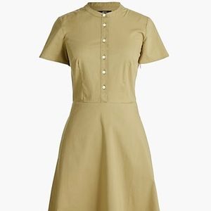 J Crew Button-down shirtdress in cotton poplin